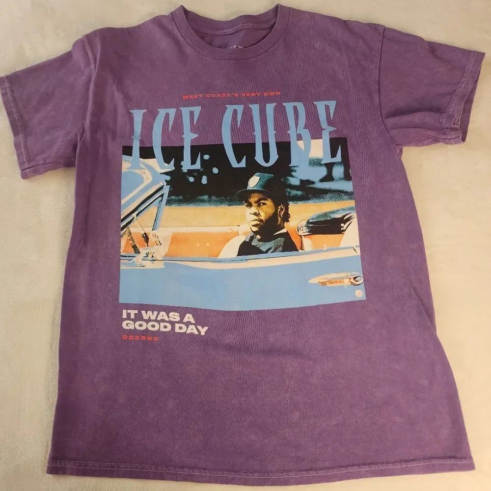 Ice Cube It Was a Good Day Tshirt With Graphics Seize Med New Without Tags